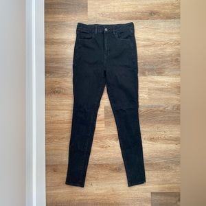 American Eagle Outfitters high rise black jeggings (8R)